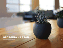 Tablet Screenshot of georginahassan.com
